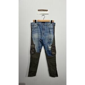 Greg Lauren x Paul & Shark Denim Hybrid Cargo Pants Size 50